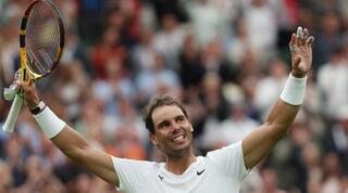 רפאל נדאל לאחר הניצחון