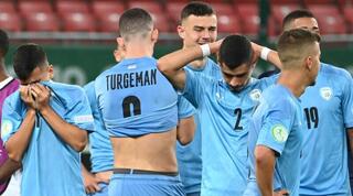 שחקני נבחרת הנוער בסיום