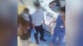 תיעוד החשודה באיומים על רופאה בבית החולים קפלן