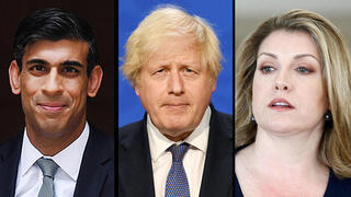  בריטניה נערכת לבחירות פנימיות ב מפלגה השמרנית בוריס ג'ונסון רישי סונאק פני מורדנט