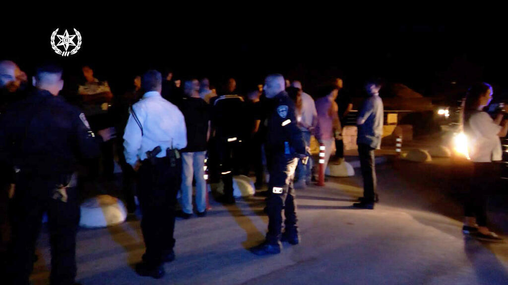 Israel Police personnel (Photo: Israel Police Spokesperson) תרגולת מערך ליווי השיירה הנשיאותית לקראת הגעת הנשיא ביידן