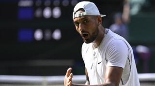 ניק קיריוס מתעצבן