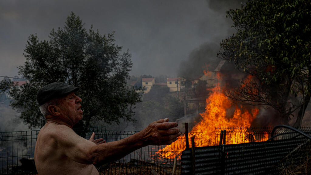 גל חום אירופה שריפות פורטוגל 