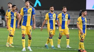 שחקני מכבי תל אביב מאוכזבים