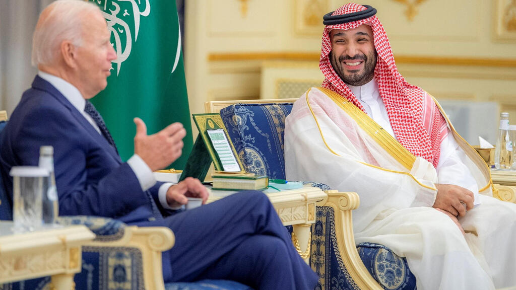נשיא ארה"ב ג'ו ביידן בסעודיה