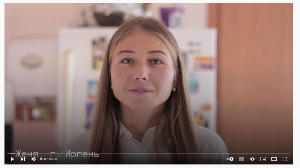Женя из Ирпеня в интервью для фильма "А я здесь" (Фото: предоставлено Кириллом Кузнецовым.) Съемки фильма "А я здесь".