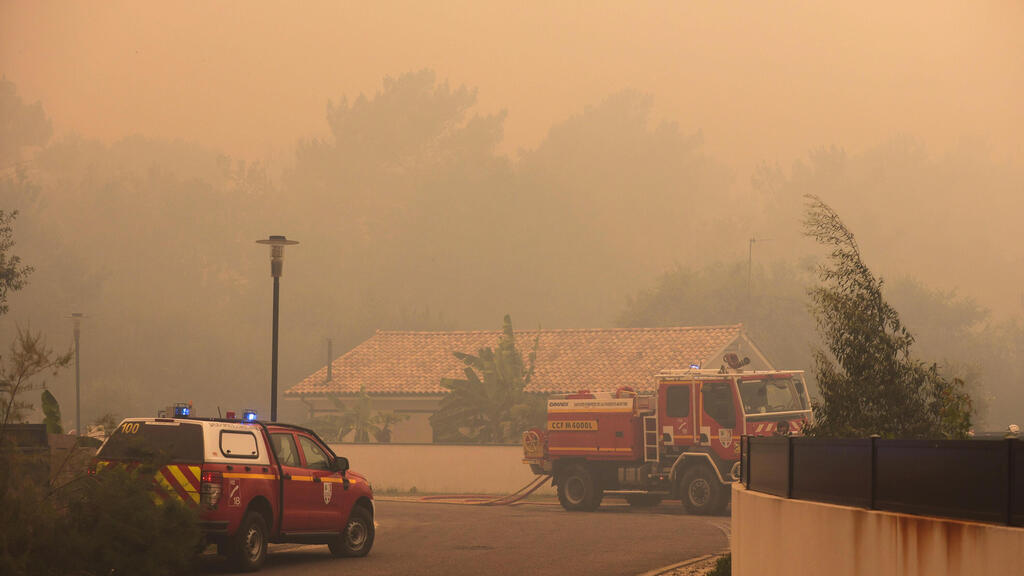 גל חום אירופה צרפת שריפות