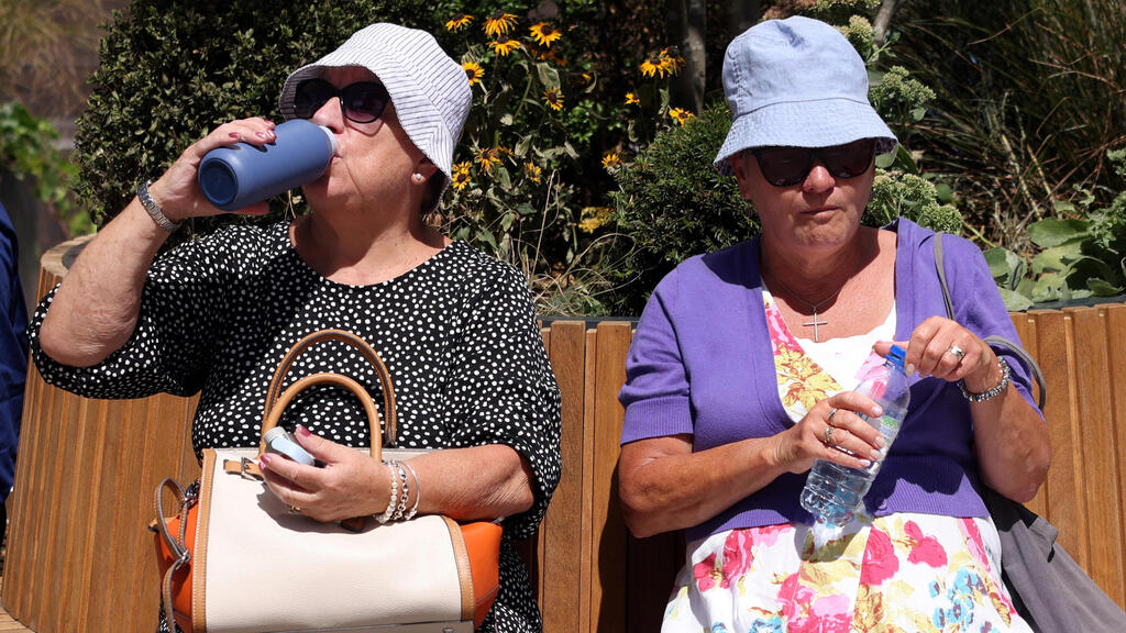 Heat wave over Europe (Photo: Reuters) גל חום אירופה בריטניה אנגליה לונדון