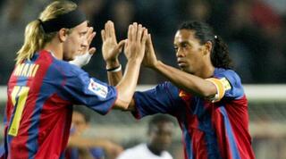 מקסי לופס ורונאלדיניו בימים בברצלונה