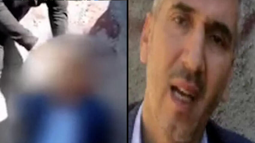 תיעוד שבו נראה לכאורה בכיר במשמרות המהפכה ידוללה חדמתי נחקר ב איראן ומודה בהעברת אמצעי לחימה נשק ל חיזבאללה דרך סוריה