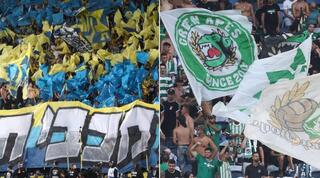 אוהדי מכבי חיפה ומכבי תל אביב