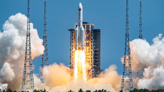 שיגור הטיל ביום ראשון