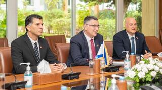 השר גדעון סער בביקורו במרוקו