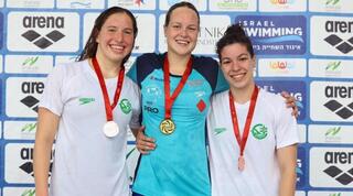 אנסטסיה גורבנקו עם לאה פולונסקי ונטע אוסישקין