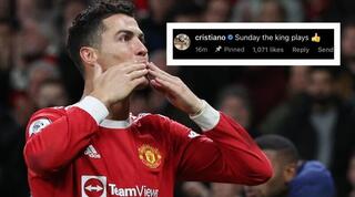 "המלך משחק". רונאלדו