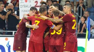 שחקני רומא חוגגים