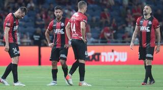 שחקני הפועל חיפה מאוכזבים