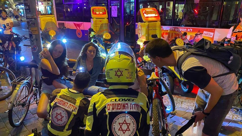 זירת הירי ברחוב דיזנגוף בתל אביב