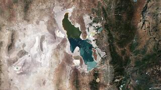 אגם המלח הגדול של יוטה בשנת 2022