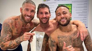 היה כיף. ניימאר, ליאו מסי וסרחיו ראמוס