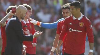 כריסטיאנו רונאלדו ואריק טן האח