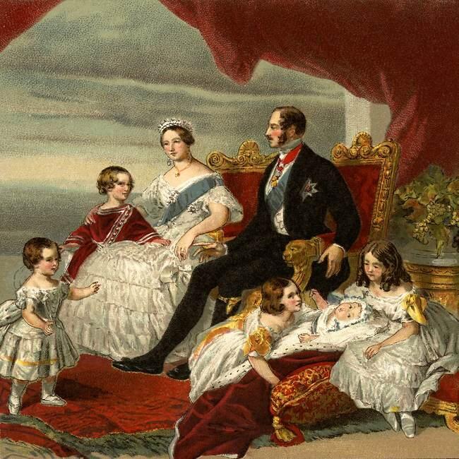 דיוקן משפחתי של ויקטוריה, אלברט וחמישה מילדיהם