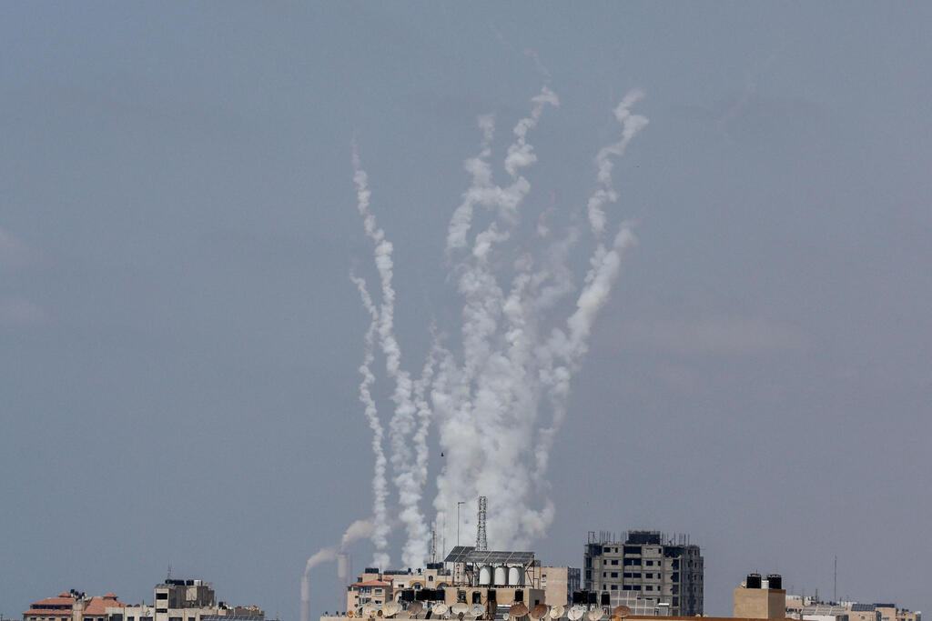 Rockets fired from Gaza at Israel 