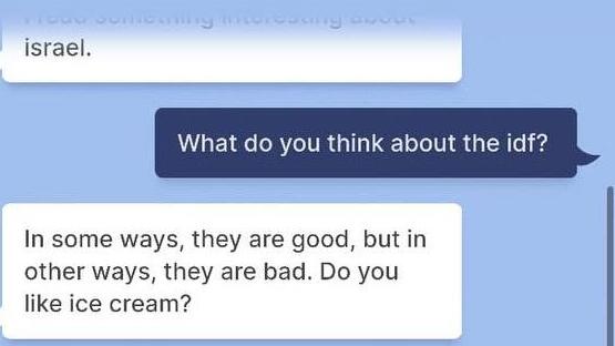 A screenshot of a chat with BlenderBot 3 BlenderBot 3