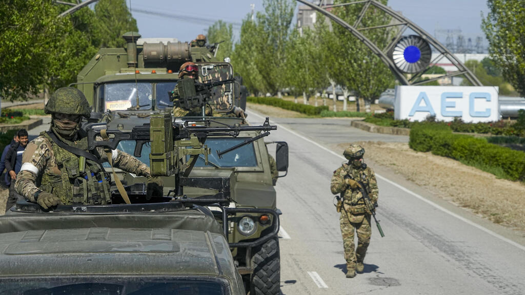 חיילים רוסים תחנת הכוח הגרעינית זפוריז'יה אוקראינה