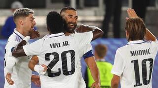 שחקני ריאל מדריד חוגגים