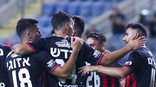 שחקני הפועל ירושלים חוגגים