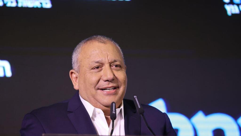 Первая политическая речь Гади Айзенкота (Фото: Моти Кимхи) גדי אייזנקוט בהצהרה לתקשורת של מפלגת המחנה הממלכתי