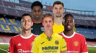 רשימת המגנים הימניים שברצלונה סימנה (האתרים הרשמיים של ויאריאל, מנצ'סטר יונייטד, דורטמונד ובאייר לבר