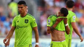 ברונו פרננדש וכריסטיאנו רונאלדו מאוכזבים