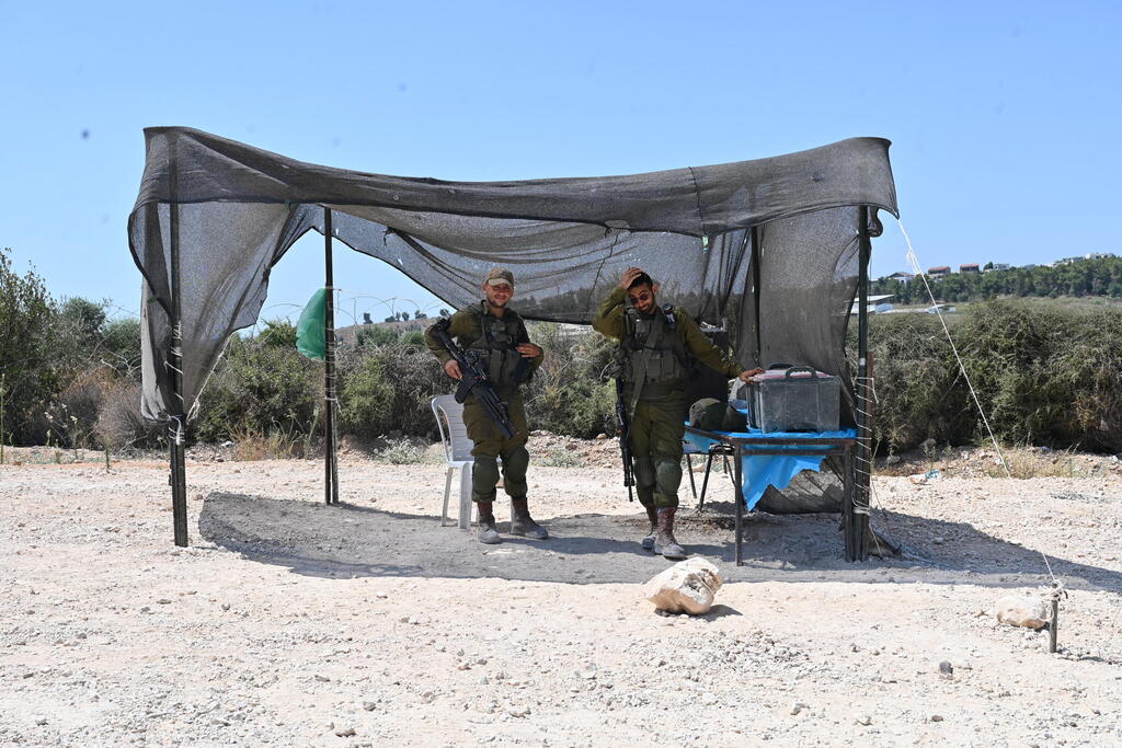 זירת האירוע ליד טול כרם בו נהרג הלוחם נתן פיטוסי