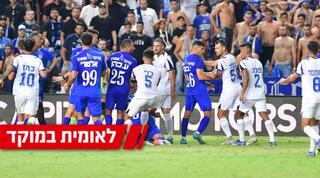 שחקני הפועל ומכבי פתח תקווה מתעמתים