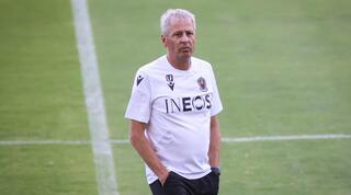 לוסיאן פאברה באימון