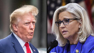 נשיא ארה"ב לשעבר דונלד טראמפ יוצא מ מגדל טראמפ ב ניו יורק 