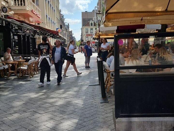 Улица в Амстердаме, где был задержан Авиталь (Фото: Лиран Леви) המקום בו נעצר שי אביטל לאחר שישב במסעדה