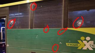 ירי על אוטובוס ישראלי ליד רמאללה
