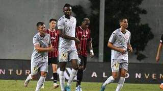 שחקני הפועל חדרה והפועל ירושלים