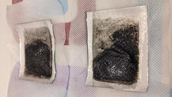 Used foot pads (Photo: Noam Leviatan) Foot Pad