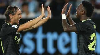 ויניסיוס ומודריץ' חוגגים