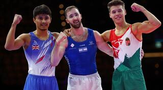 ארטיום דולגופיאט ושאר חברי הפודיום