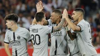 שחקני פאריס סן ז'רמן חוגגים