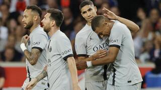 שחקני פ.ס.ז' חוגגים