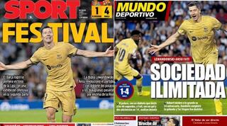 כותרות העיתונים בספרד