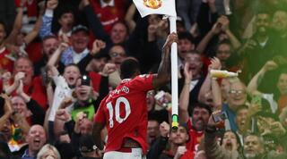 מרקוס רשפורד חוגג