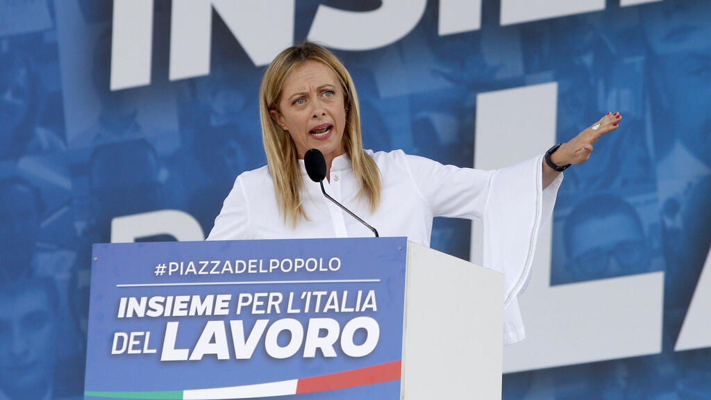 ג'ורג'ה מלוני מנהיגת מפלגת האחים של איטליה ימין קיצוני