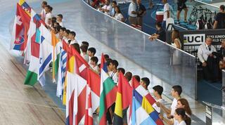 טקס פתיחת תחרות האופניים